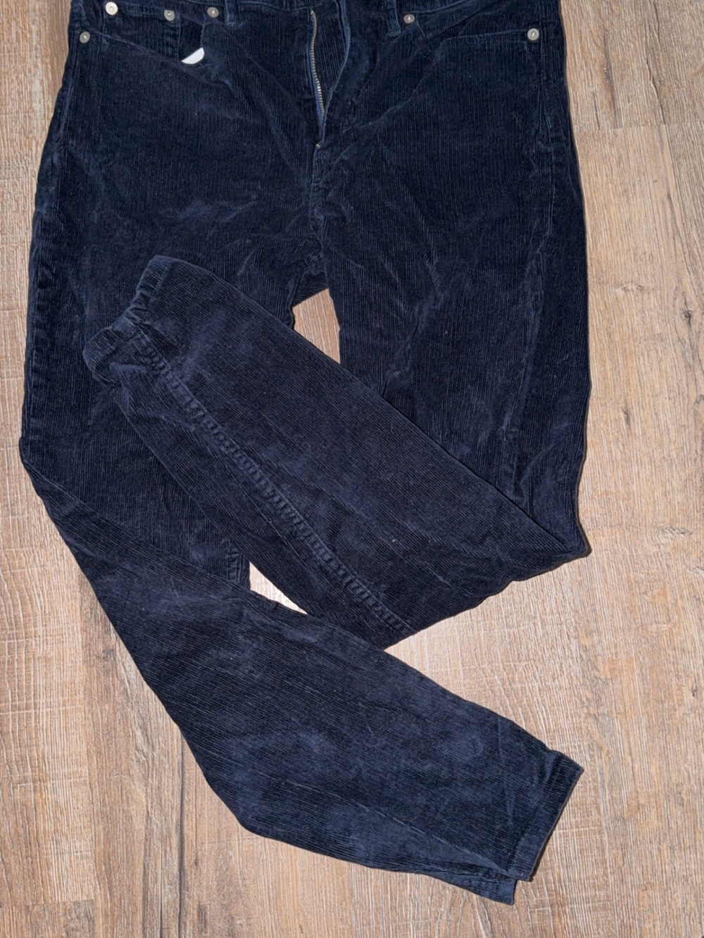 Vineyard Vines Navy Corduroy Straight-Leg Jeans